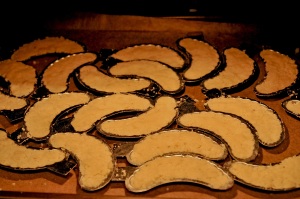 Crescent cookies